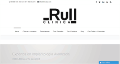 Desktop Screenshot of clinicarull.com